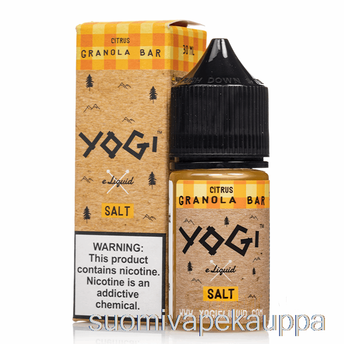 Vape Box Citrus Granolapatukka - Yogi Salts E-neste - 30ml 35mg